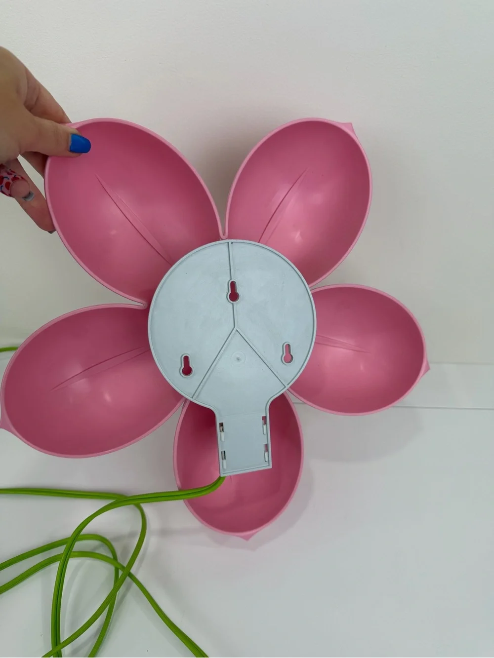 Vintage IKEA SMILA BLOMMA Pink Flower Wall Lamp